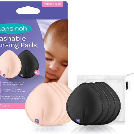 Lansinoh Reusable Nursing Pads for Breastfeeding Mothers